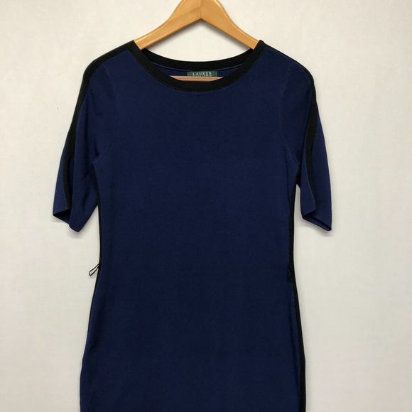 Lauren Ralph Lauren Women Viscose Blend Fitted Bodycon Dress Size Medium M115 -8 - Picture 9 of 13